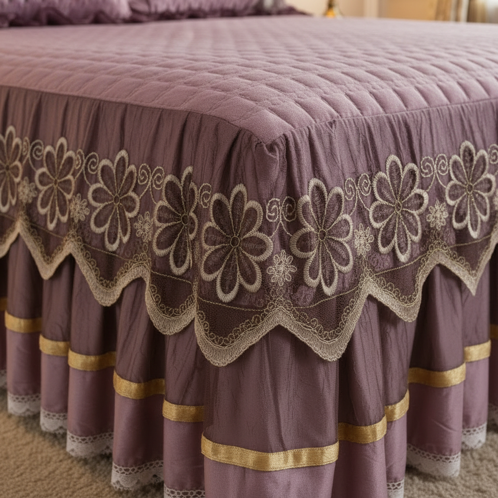 Luxury Soft comfortable Bed Skirt Set