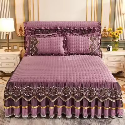 Luxury Soft comfortable Bed Skirt Set
