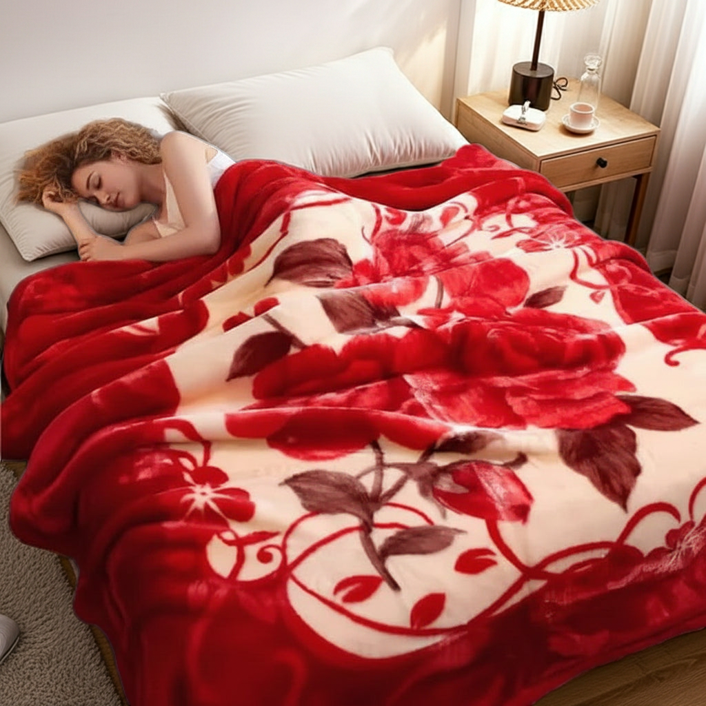 King size Heavyweight Warmth: Thick, high-density fleece keeps you perfectly cozy all winter.