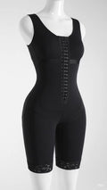 Full Body High-Waisted Shaper Briefs with Lace Trim